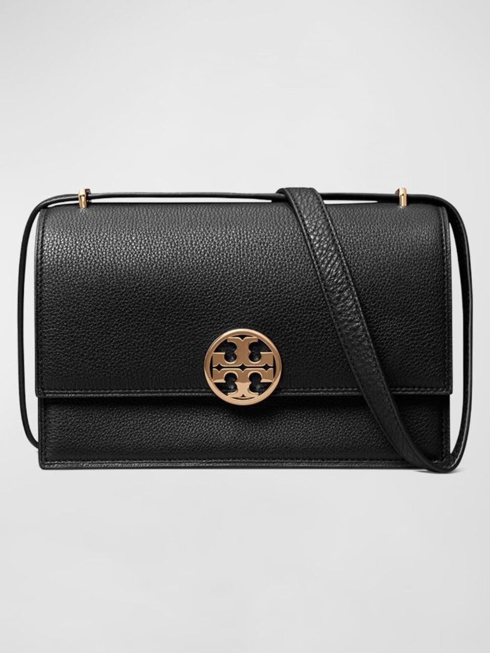 Tory Burch Black Miller Shoulder Bag (Style #154703-001), brand new without tags